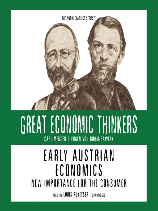 Title details for Early Austrian Economics by Israel Kirzner - Available